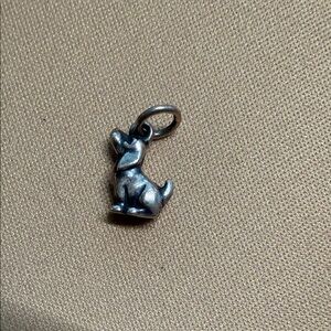 James Avery Silver Dog Charm